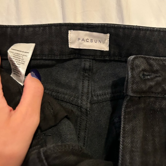 pacsun black mom jeans size 23 - Picture 2 of 4